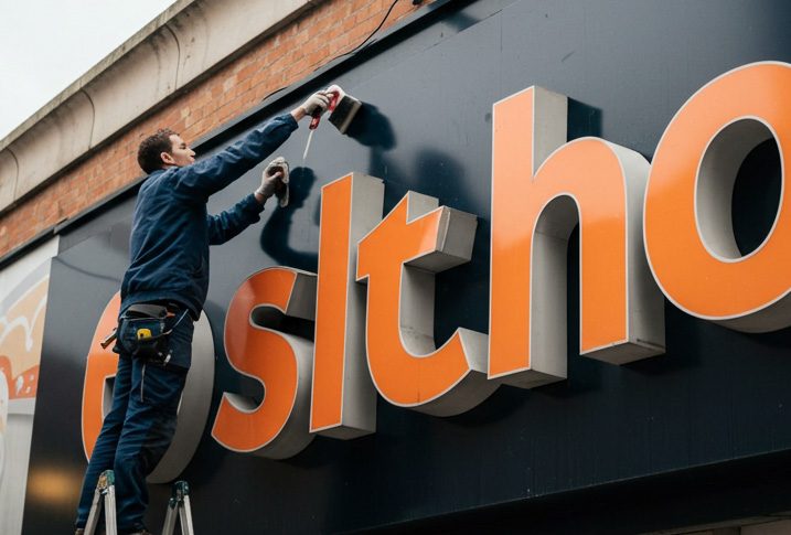 Modern Signboard Cleaning